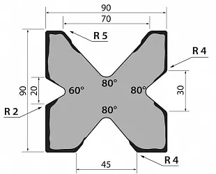 Матрица многоручьевая модель M.490.70